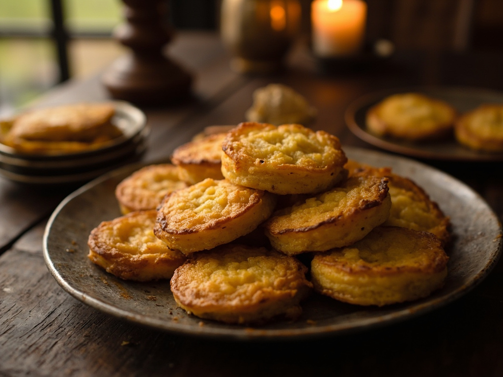 Corn pone (galette de maïs au feu)
