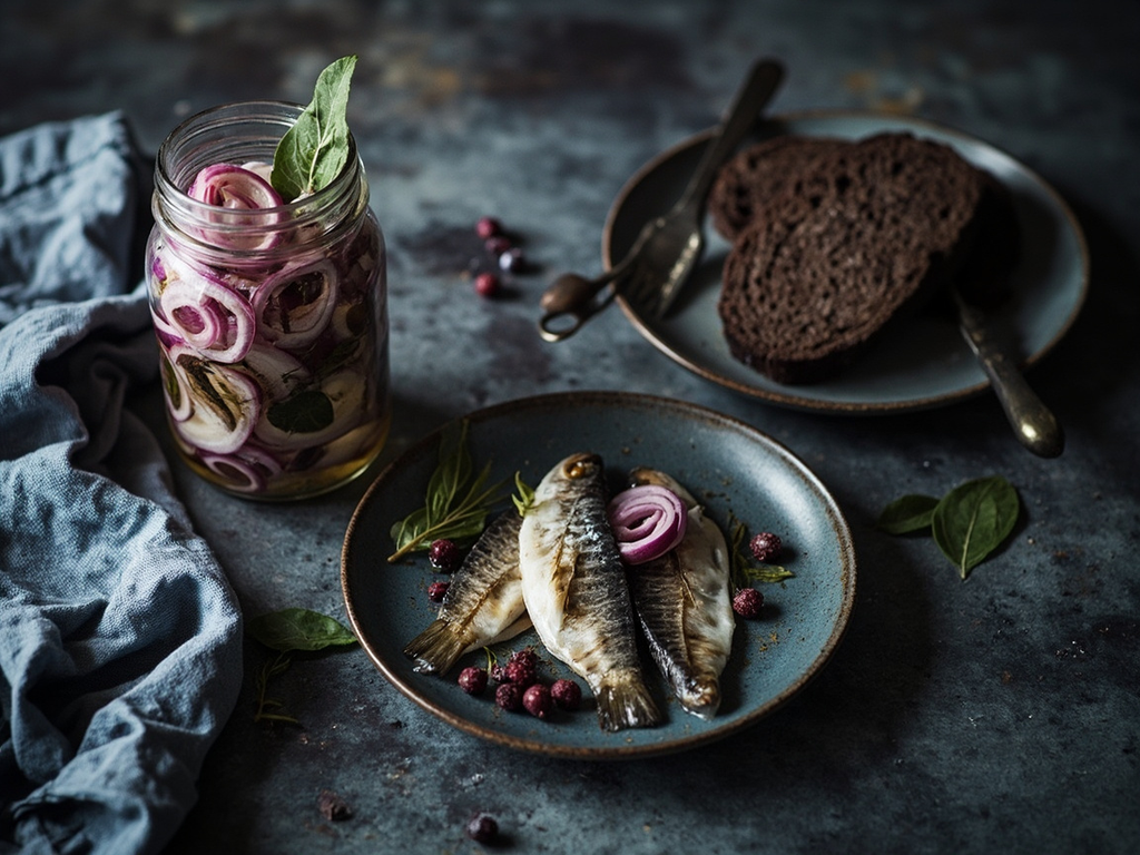 Sursild — sweet-sour pickled herring