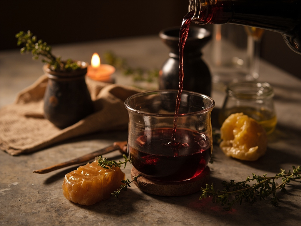 L'outre de Delphes — vin miellé pour la libation