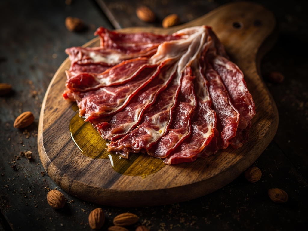 Cecina — viande séchée du cavalier