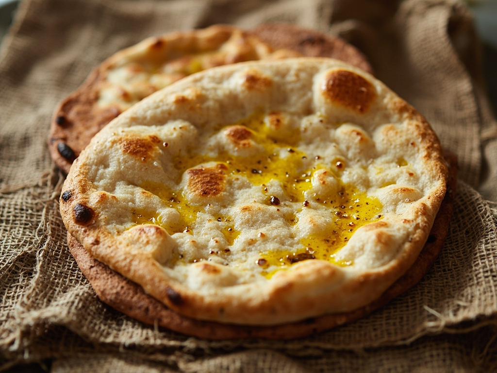 The barley flatbread of the daily table