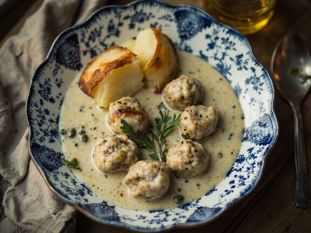 Königsberger Klopse — boulettes à la sauce blanche aux câpres