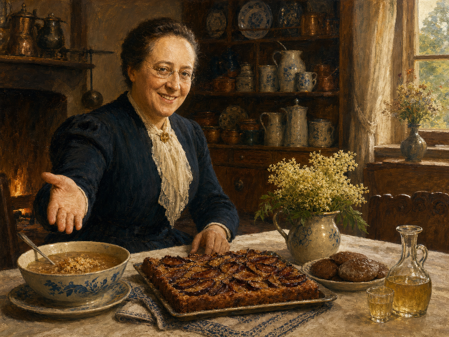 Emmy Noether à table