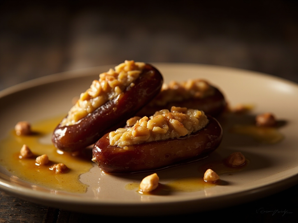 Honey and nut stuffed dates (dulcia domestica)