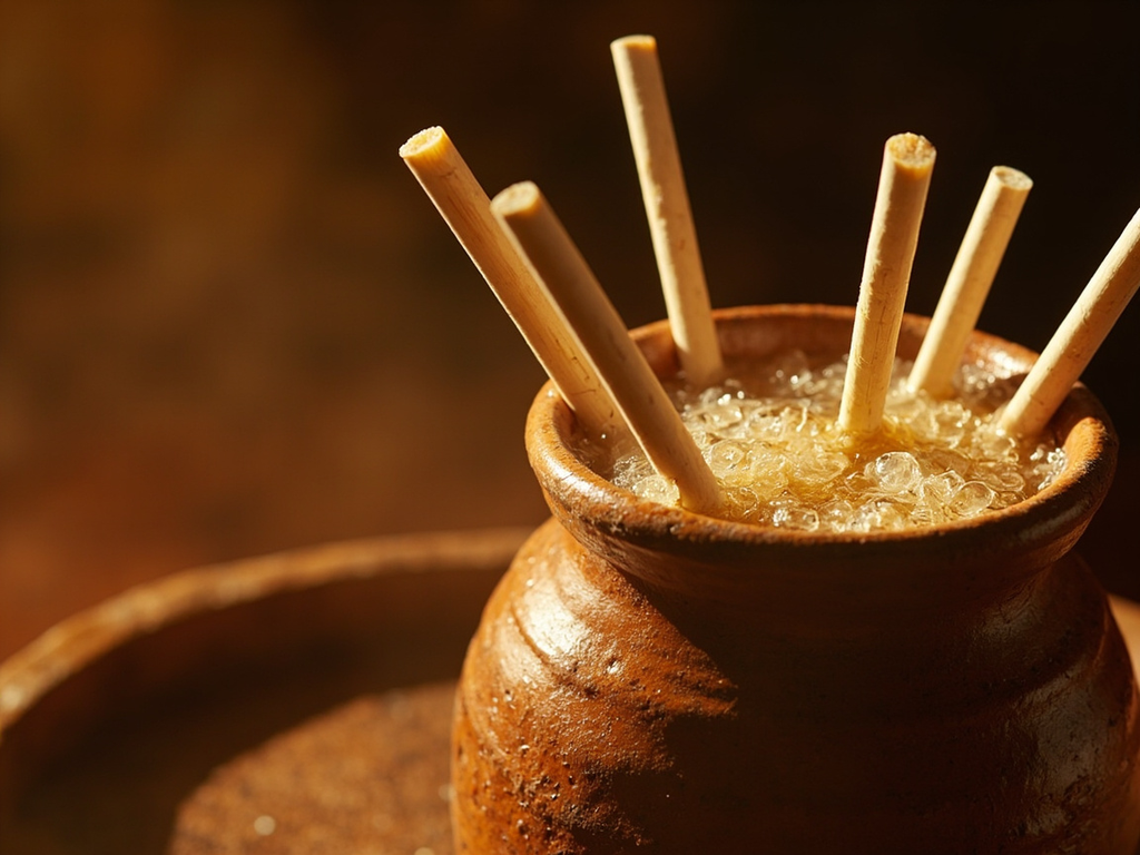 Šikaru — bière d'orge épaisse à la paille