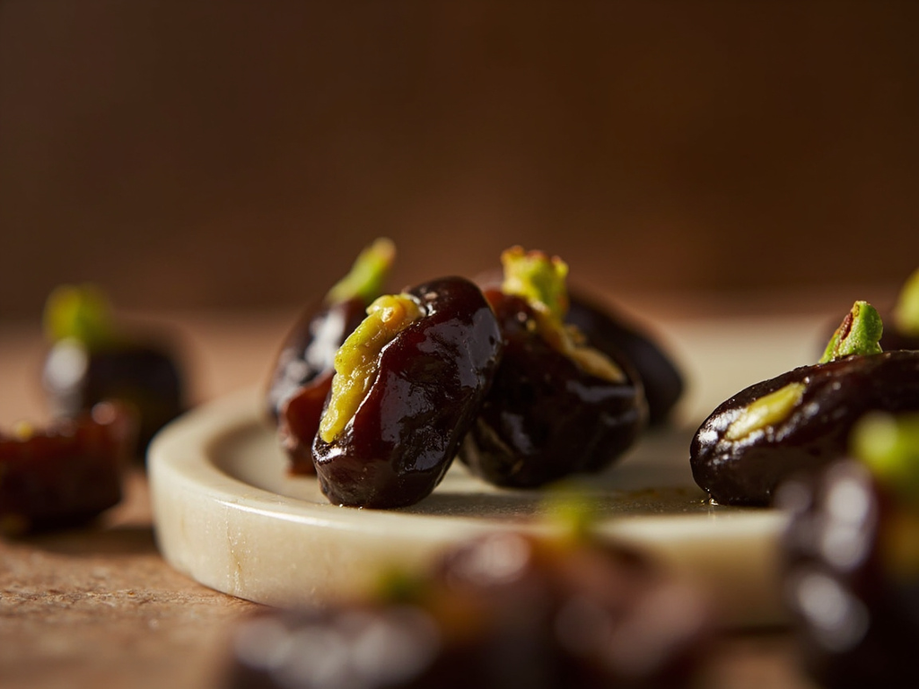 Mersu — confit de dattes, figues et pistaches