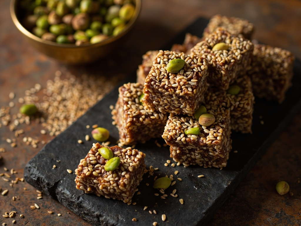 Mersu with dates and sesame — the sweetness of the gods
