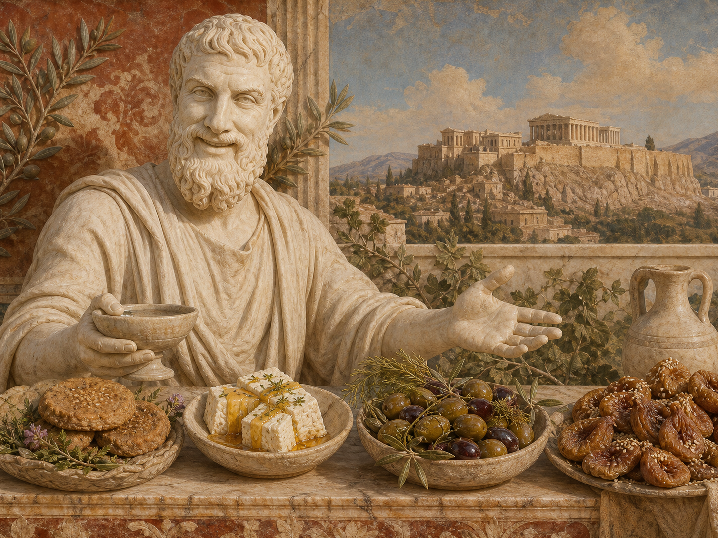 Epicurus at the table