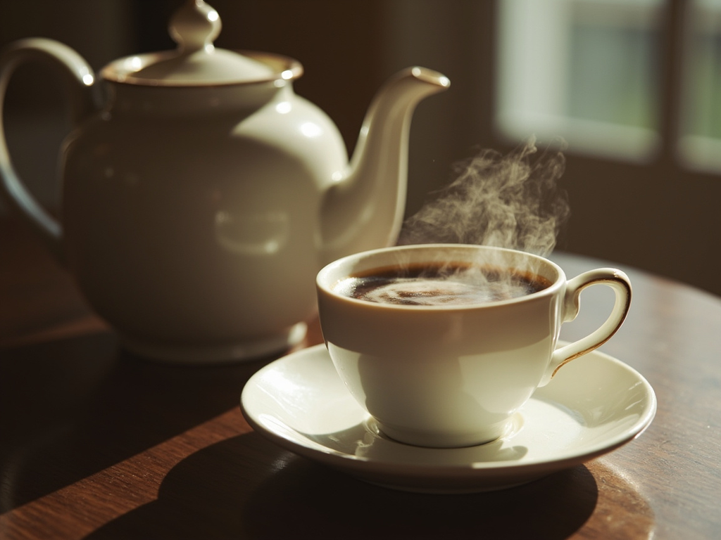 The true pot of black tea
