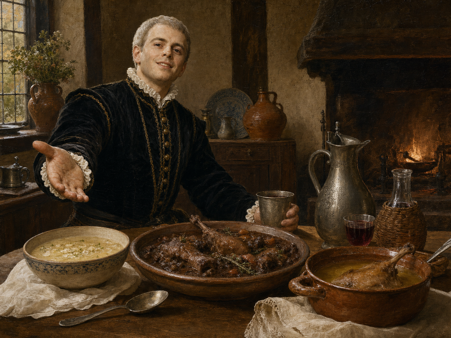 Étienne de La Boétie à table