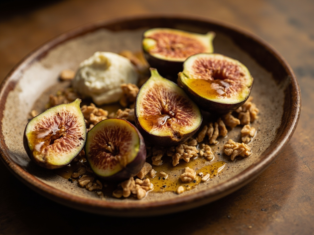 Figs with Honey and Fresh Cheese from the Sympósion
