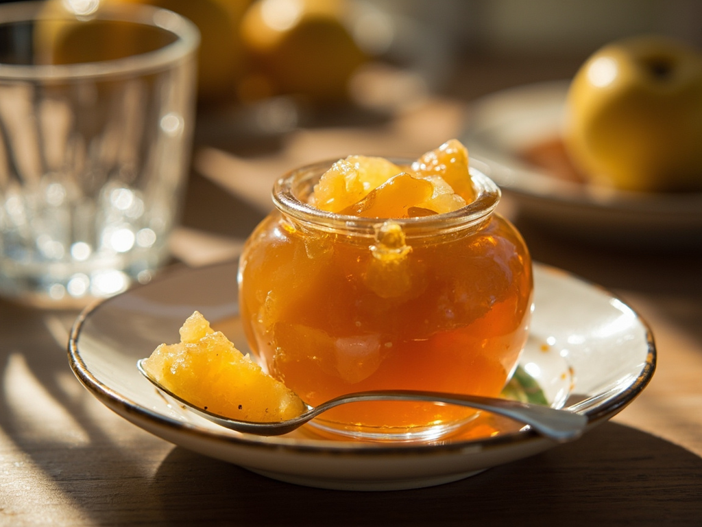 Dulceață de gutui (confiture de coings au sirop)