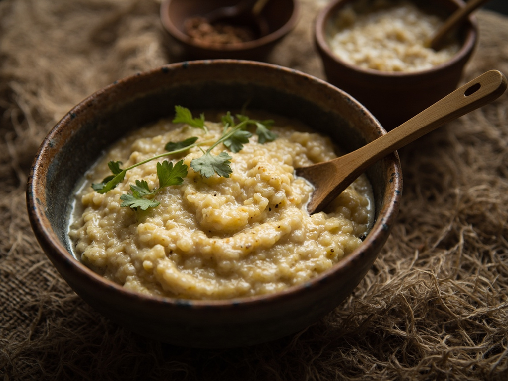 Quinoa lawa — thick quinoa porridge