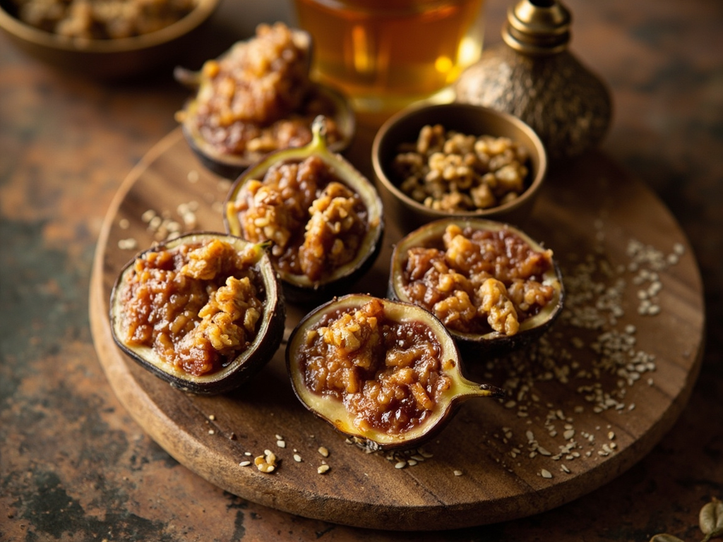 Dried figs with honey and walnuts for the road to Pella