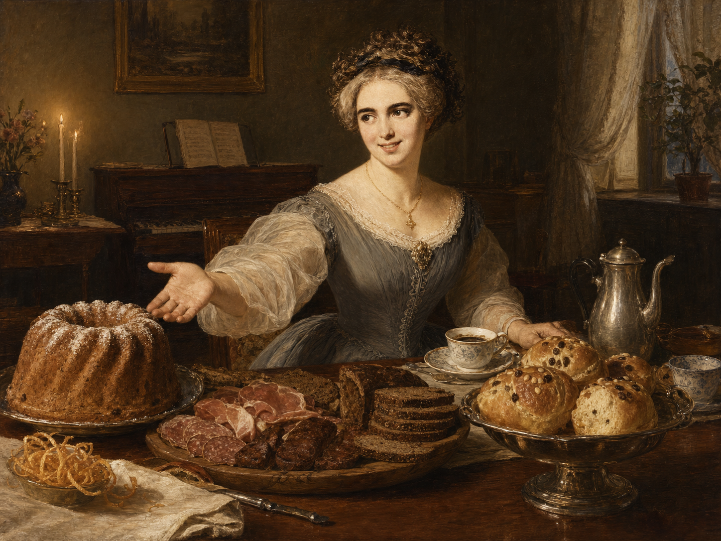 Fanny Mendelssohn à table
