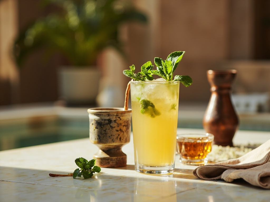 Sekanjabin (Honey, Vinegar and Mint Syrup)