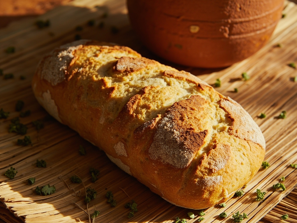 Pain blanc d'amidonnier de la maison de Putiphar