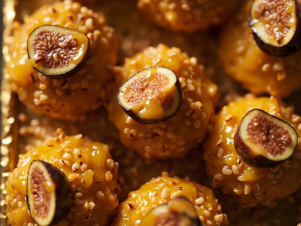 Galettes de miel, figues et sésame pour le hetep