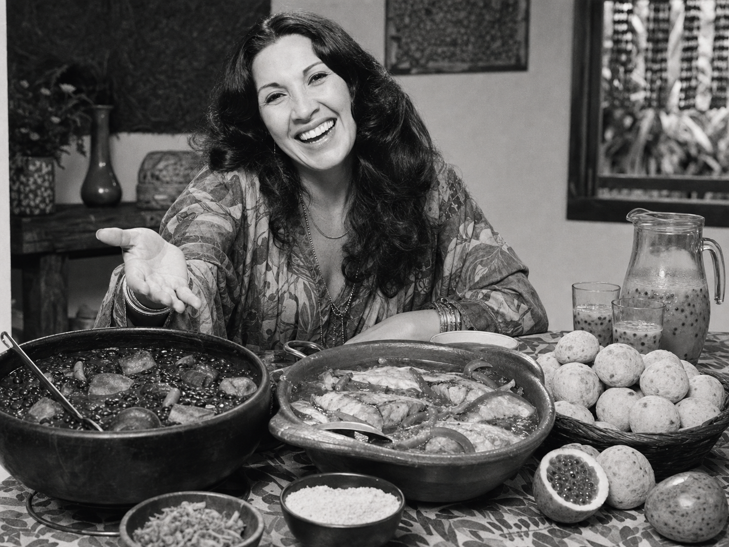 Flora Purim at the table
