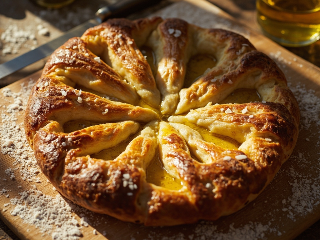 La fougasse à l'huile d'olive