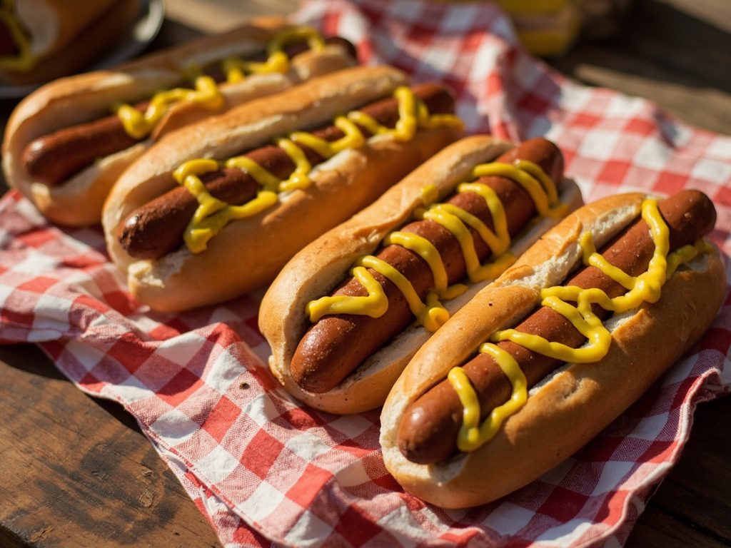 Hot-dogs du pique-nique royal de Hyde Park