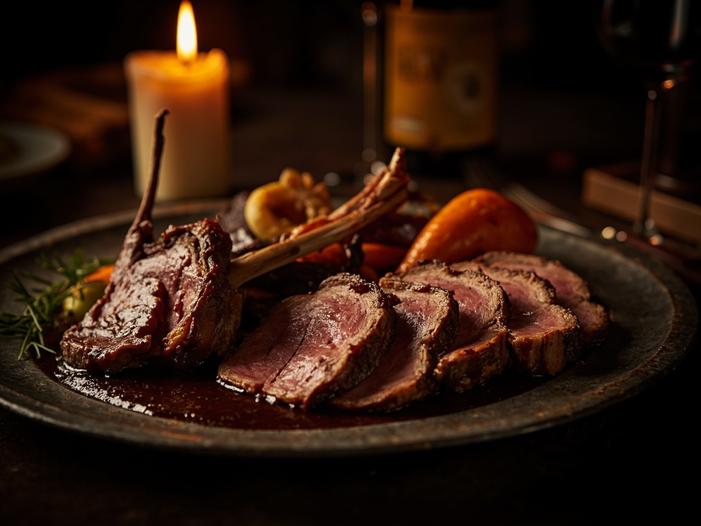 Stegt kronvildt — Roast Venison Haunch from the Kronborg Table
