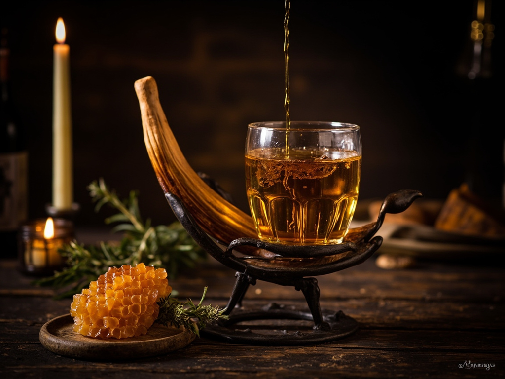 Mjöðr — mead from the drinking horns