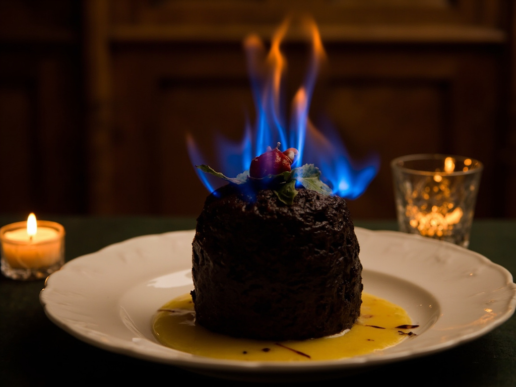 Steamed Christmas Plum Pudding