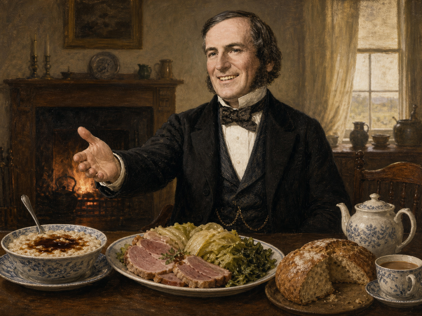 George Boole at the table
