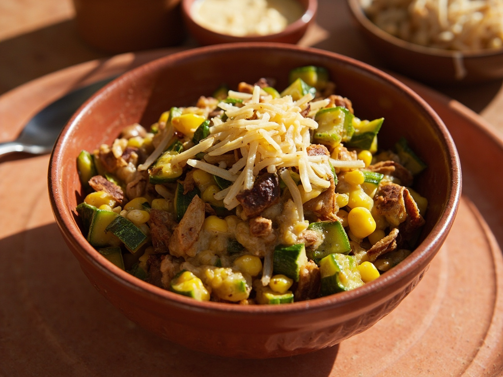 Calabacitas au chile vert