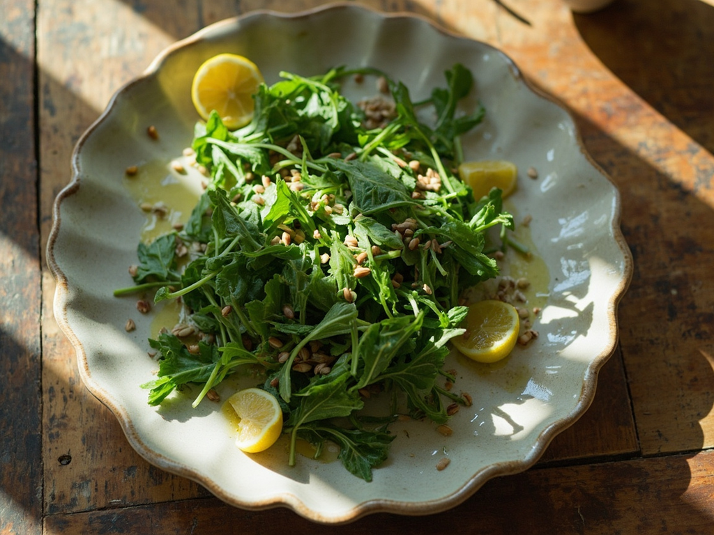 Watercress and Garden Baby Greens Salad