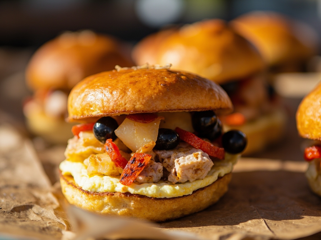 Tunisian Fricassé with Tuna and Harissa