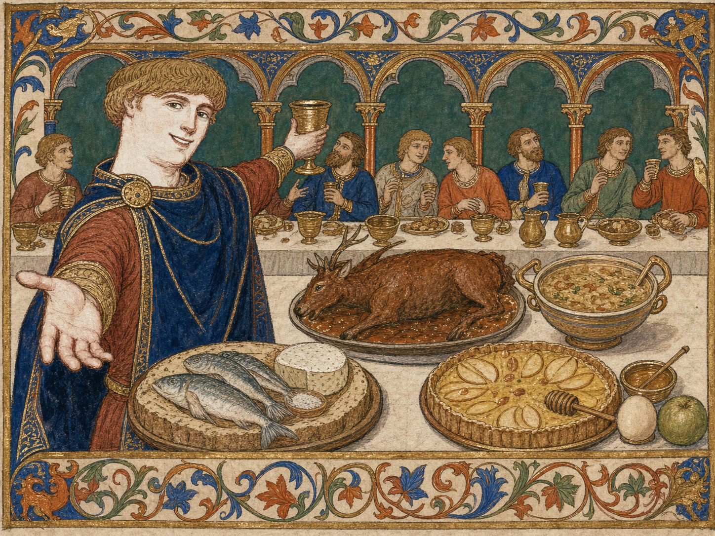 Guillaume le Conquérant à table