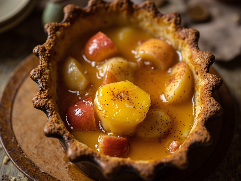 Doucet aux œufs, miel et pommes