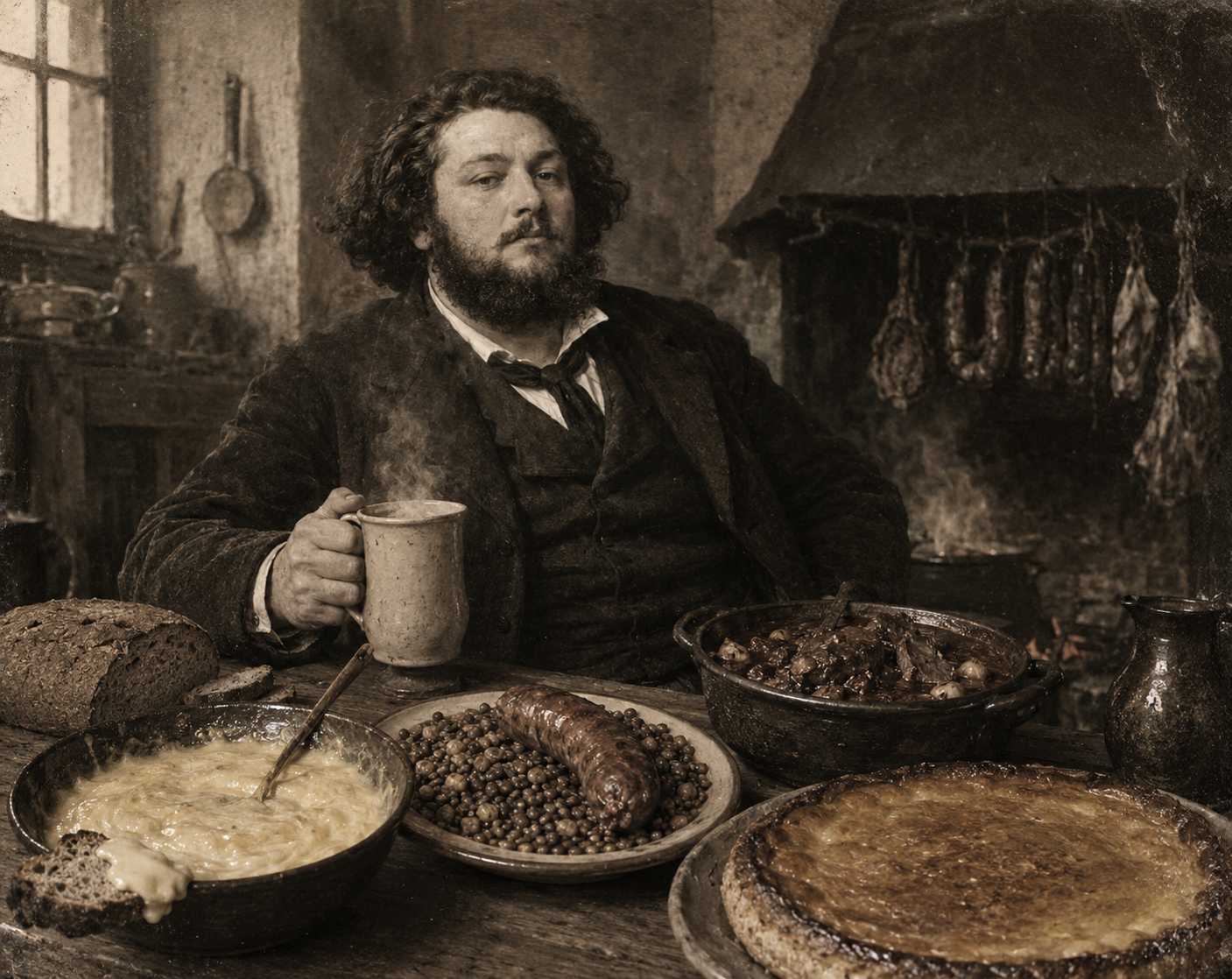 Gustave Courbet à table