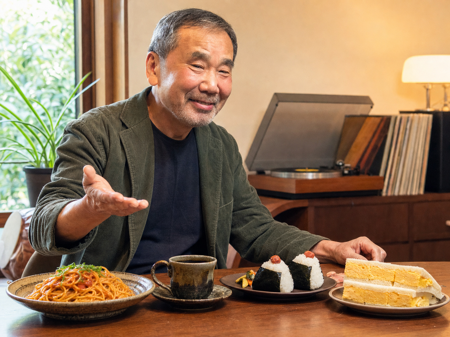 Haruki Murakami à table