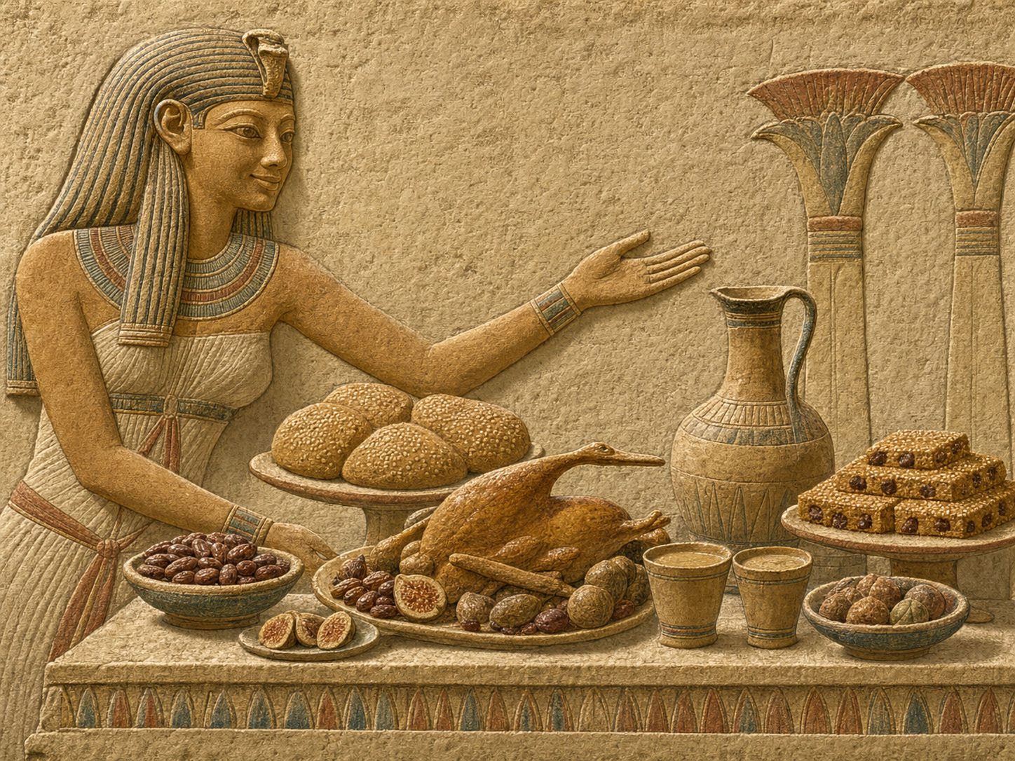 Hatshepsut at the table