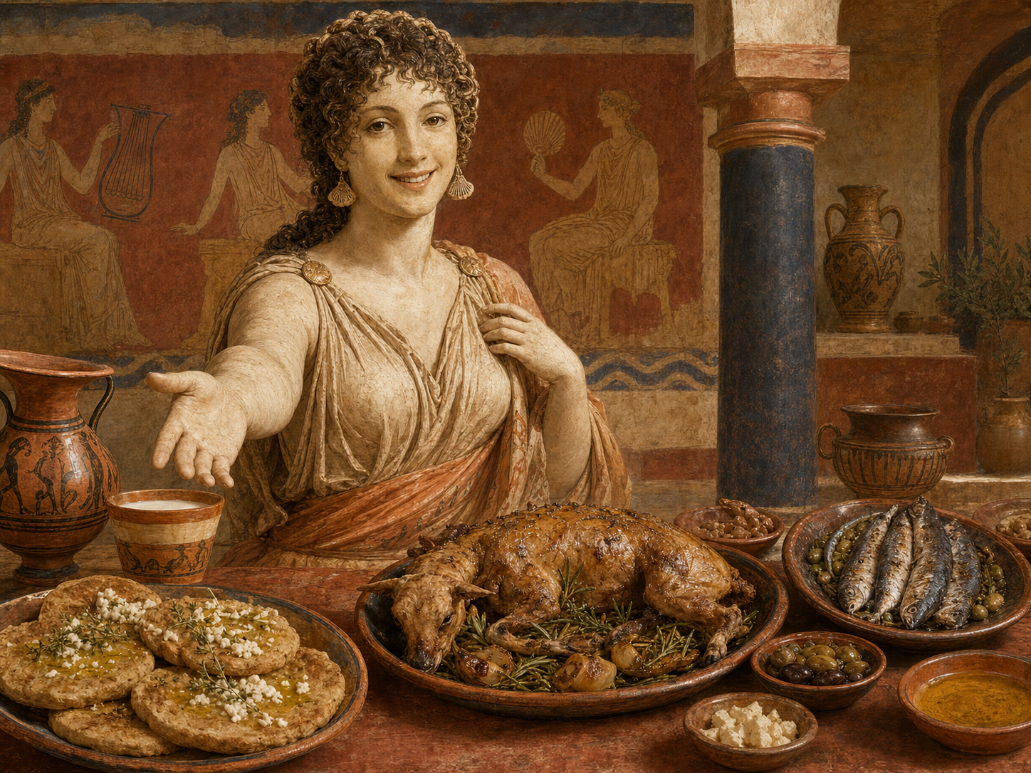 Hélène de Troie à table