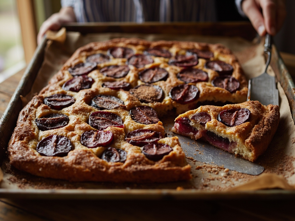 Plum Sheet Cake (Pflaumenkuchen)