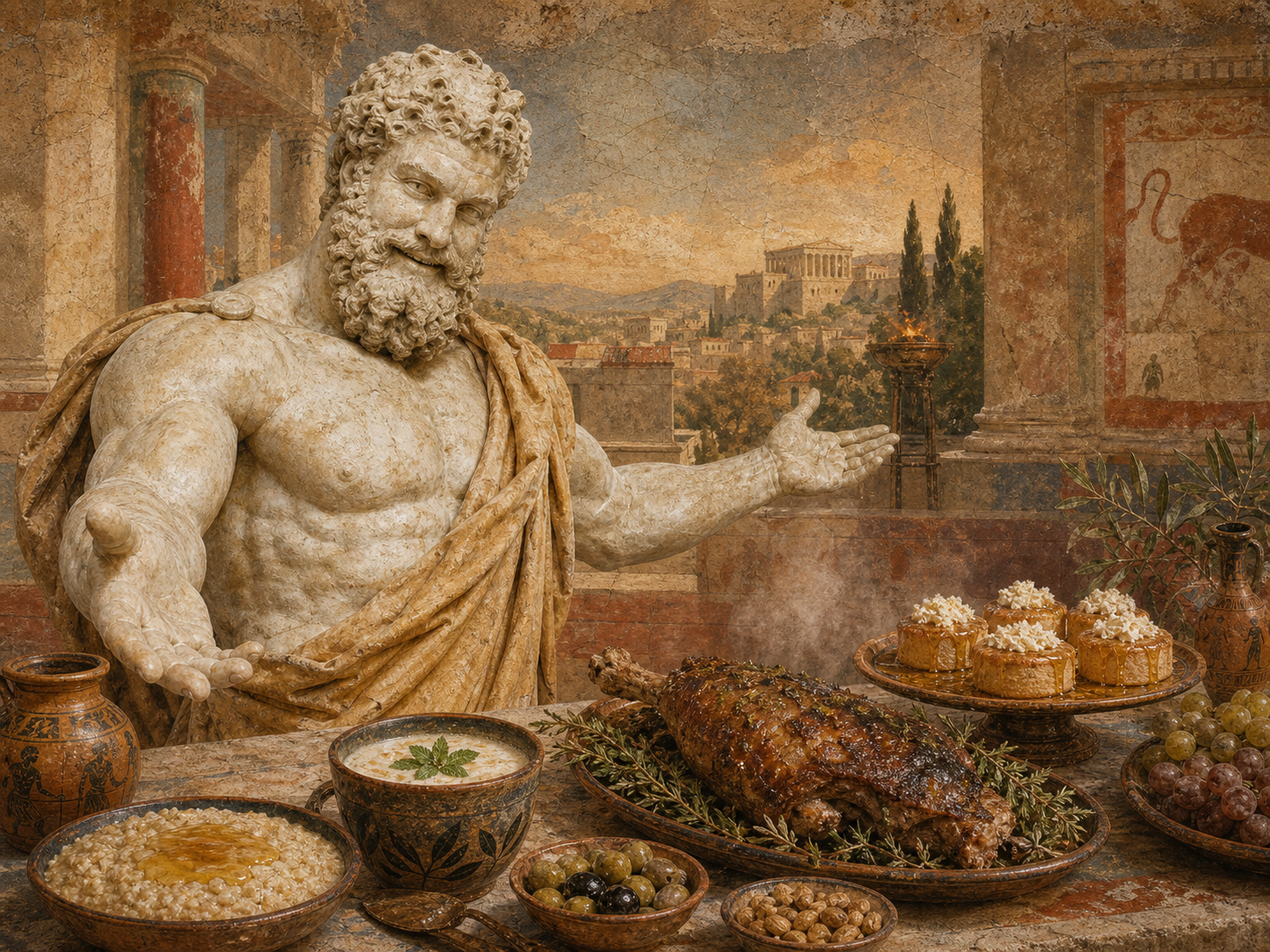 Hercules at the table