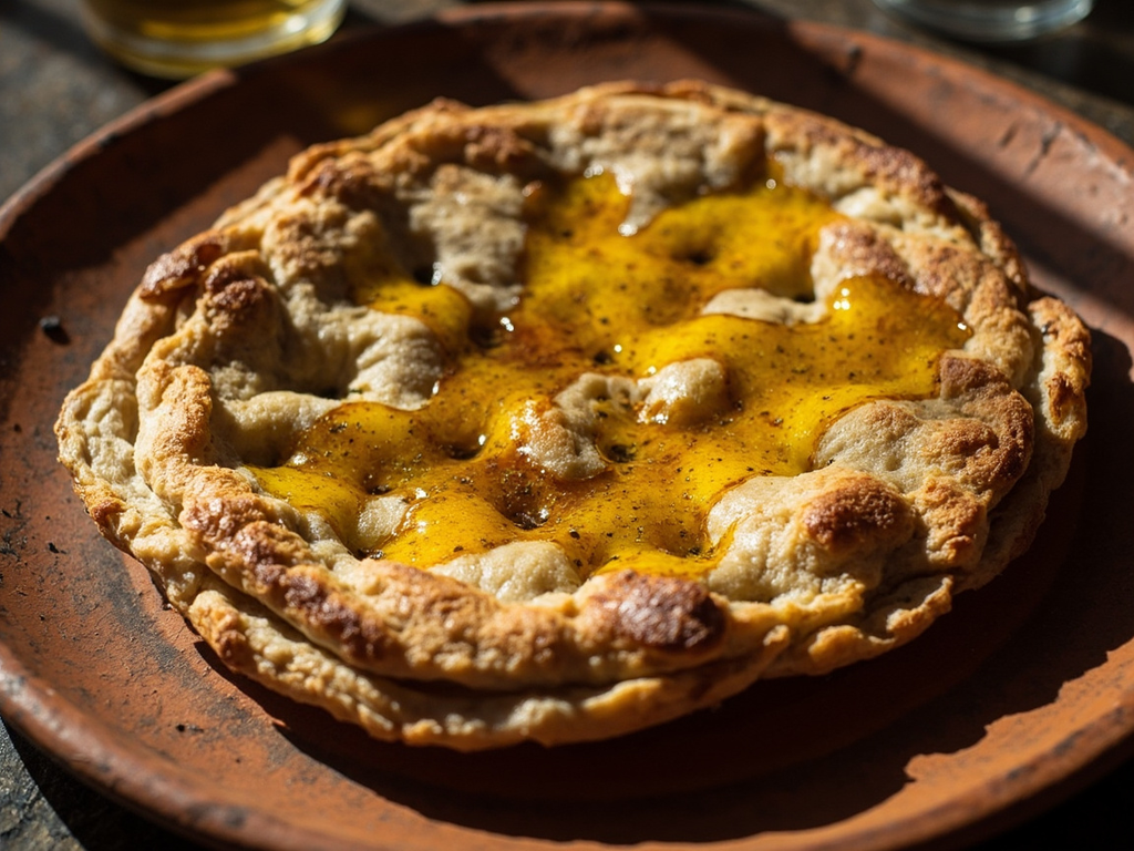 Barley Maza with Oil and Honey