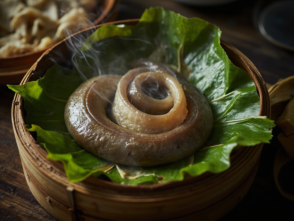 Tuna — eel cooked in the umu