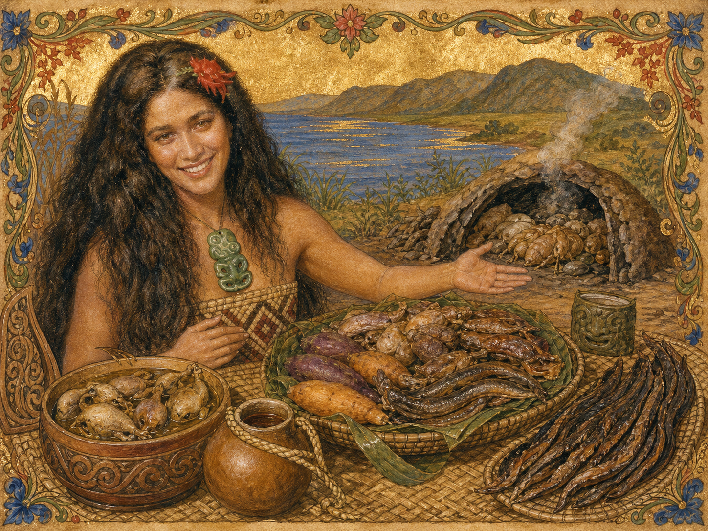Hinemoa à table