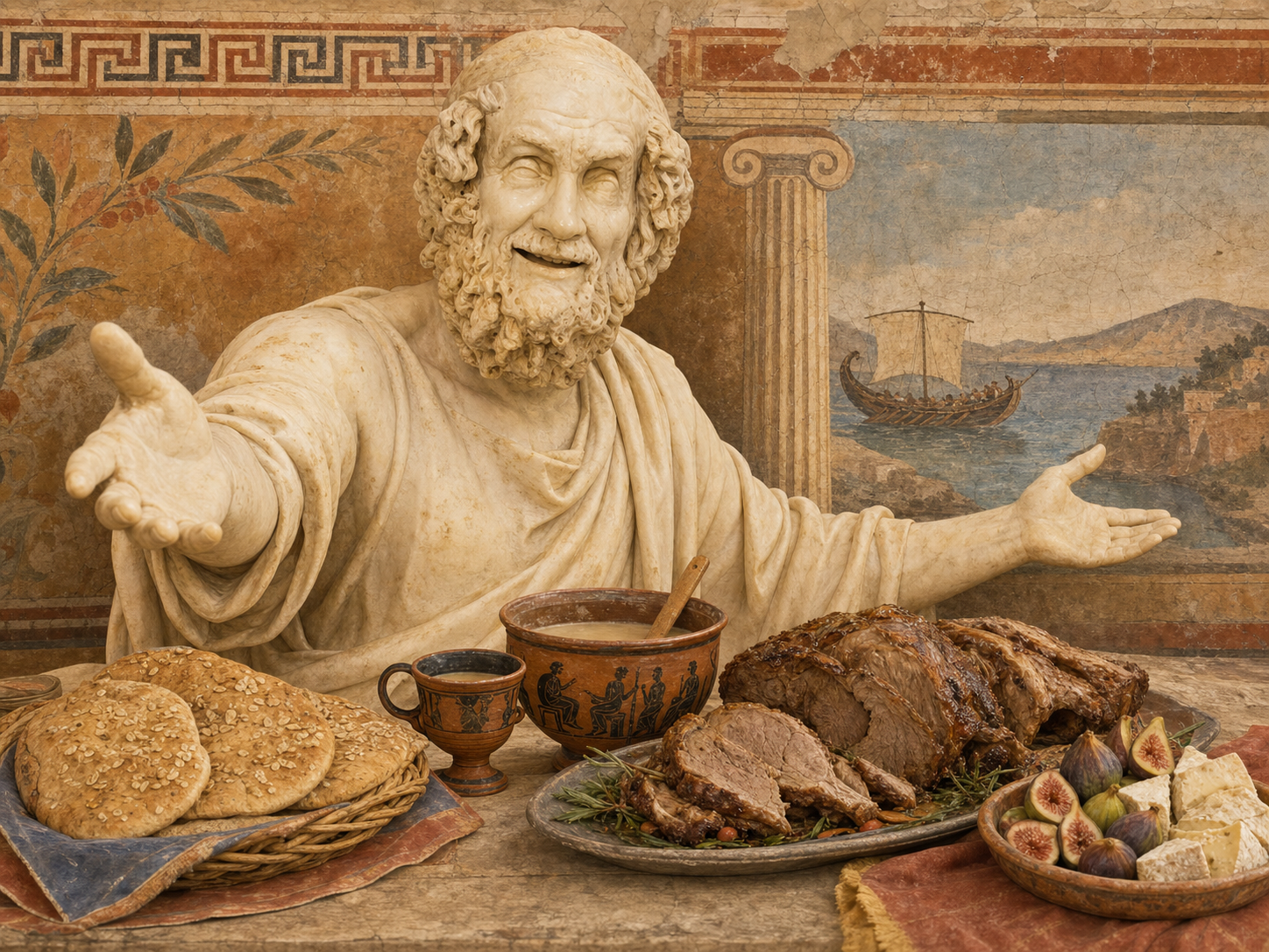 Homer at the table