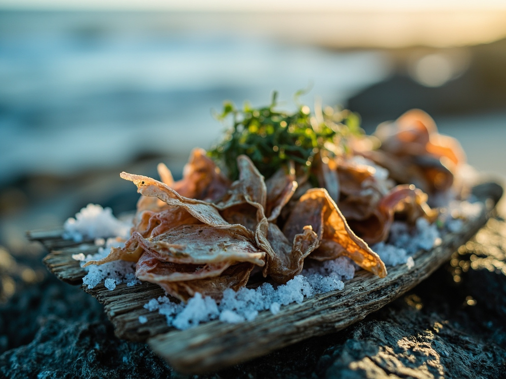 Kai moana pawhara (fruits de mer séchés au vent)