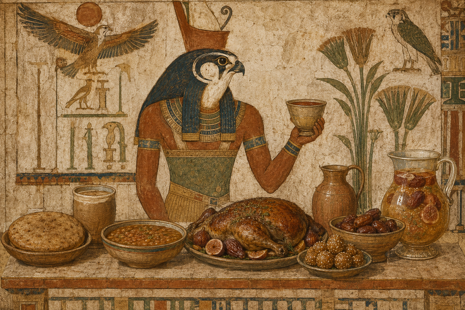 Horus à table