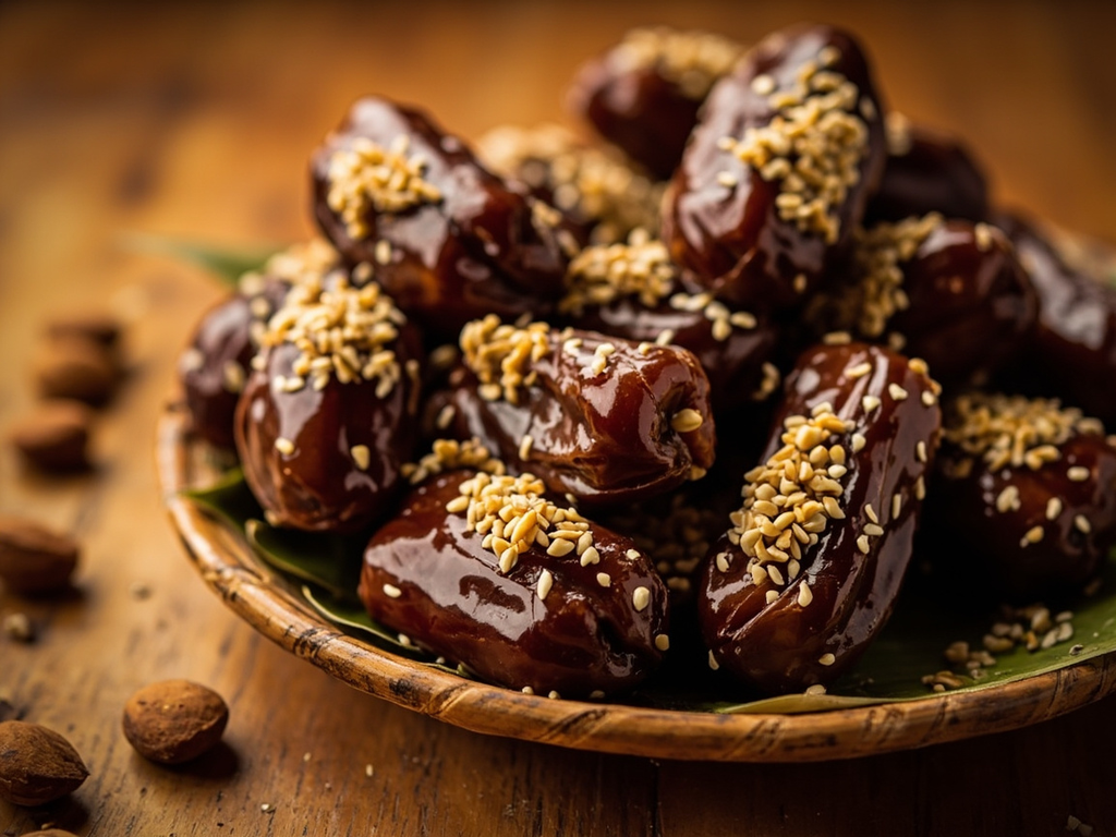 Luxor Dates Stuffed with Almonds, Souk Snack
