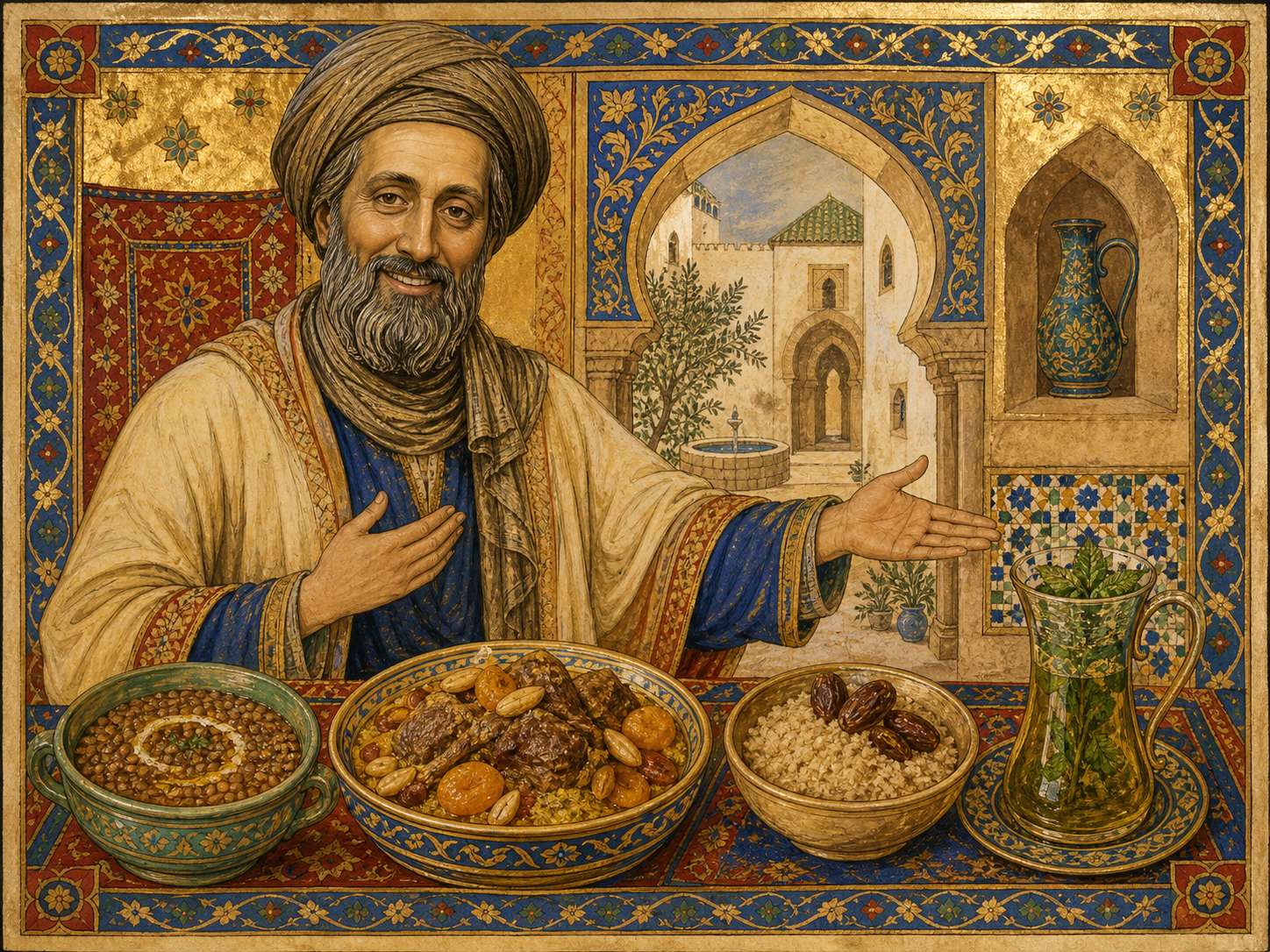 Ibn Khaldun at the table