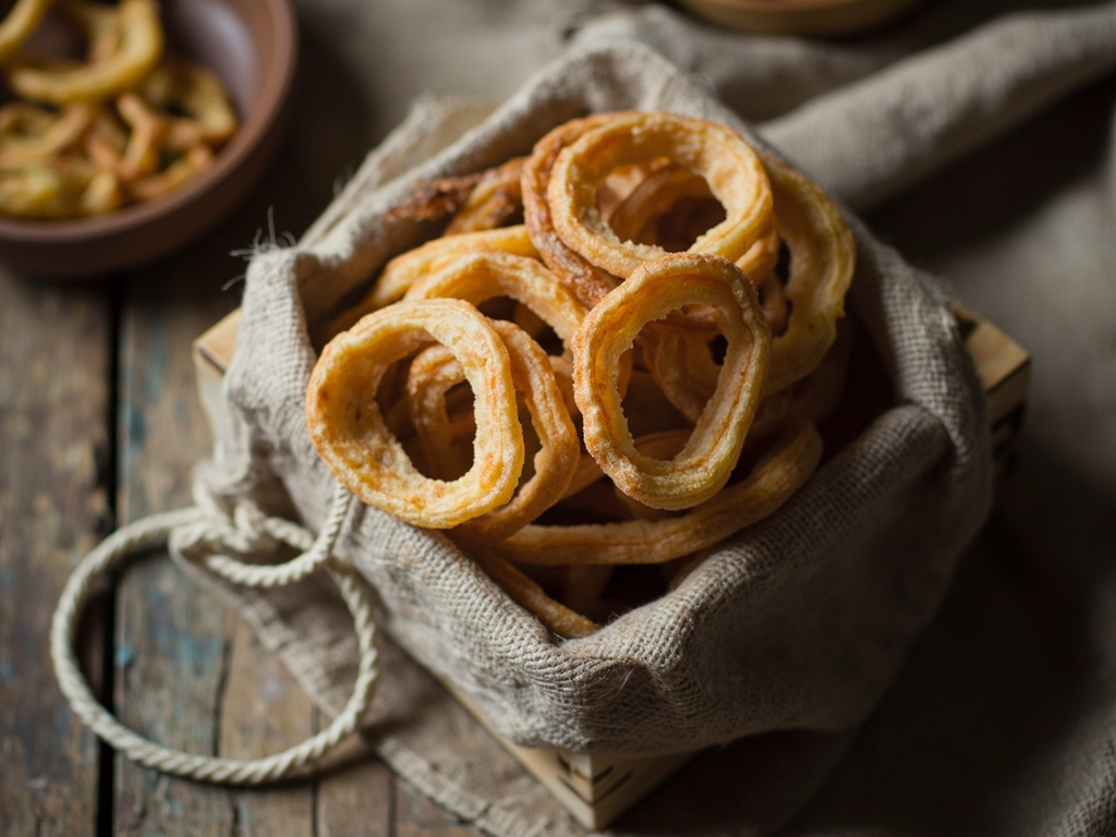 Eplaskífur þurrkaðar — fire-dried apple rings
