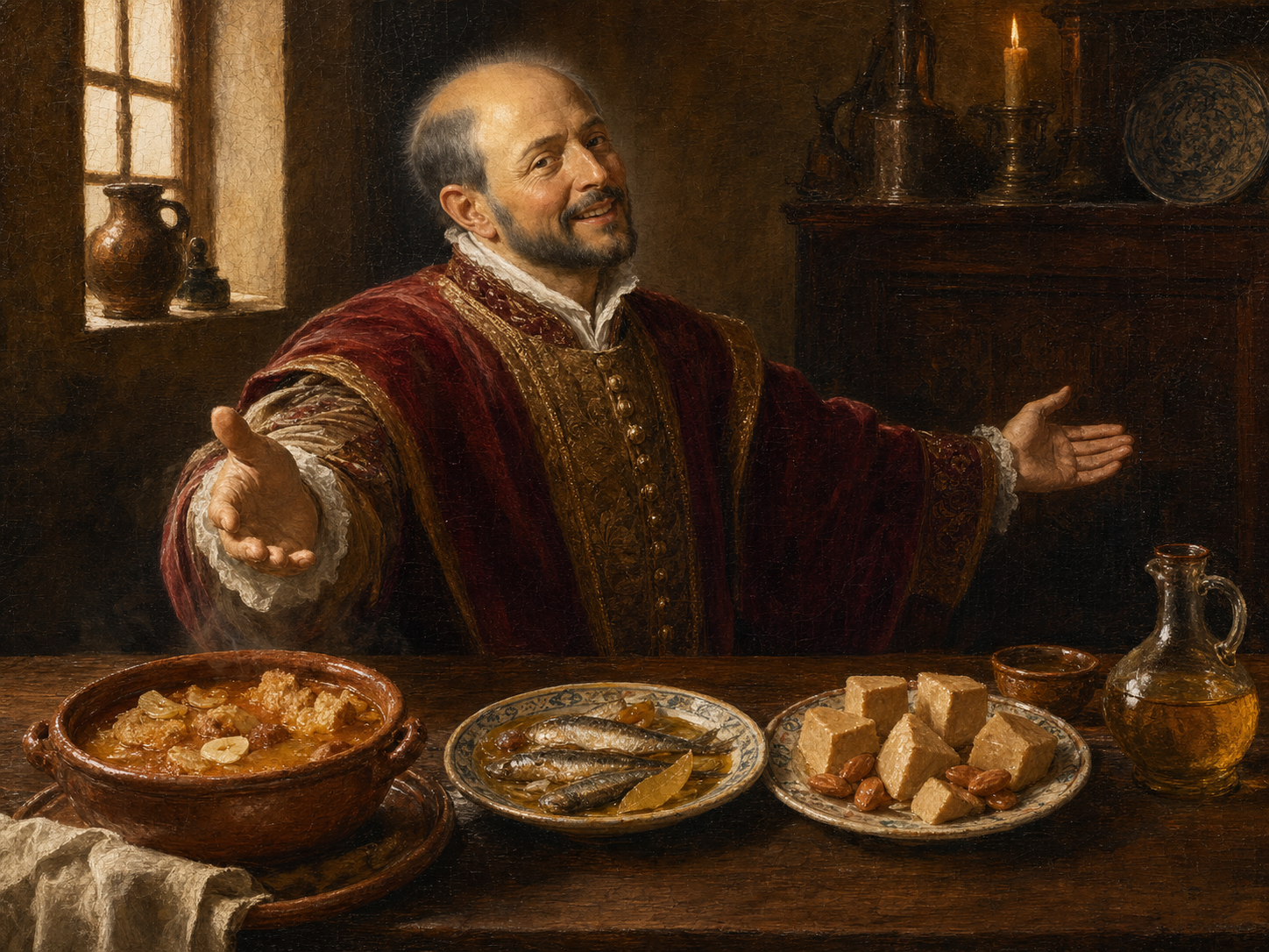 Ignatius of Loyola at the table